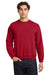 Gildan 18000/G180 Mens Pill Resistant Fleece Crewneck Sweatshirt Cherry Red Model Front