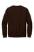 Gildan 18000/G180 Mens Pill Resistant Fleece Crewneck Sweatshirt Dark Chocolate Brown Flat Back