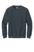 Gildan 18000/G180 Mens Pill Resistant Fleece Crewneck Sweatshirt Heather Dark Grey Flat Front