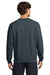 Gildan 18000/G180 Mens Pill Resistant Fleece Crewneck Sweatshirt Heather Dark Grey Model Back