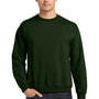 Gildan Mens Pill Resistant Fleece Crewneck Sweatshirt - Forest Green