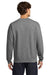 Gildan 18000/G180 Mens Pill Resistant Fleece Crewneck Sweatshirt Heather Graphite Grey Model Back