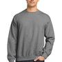 Gildan Mens Pill Resistant Fleece Crewneck Sweatshirt - Heather Graphite Grey