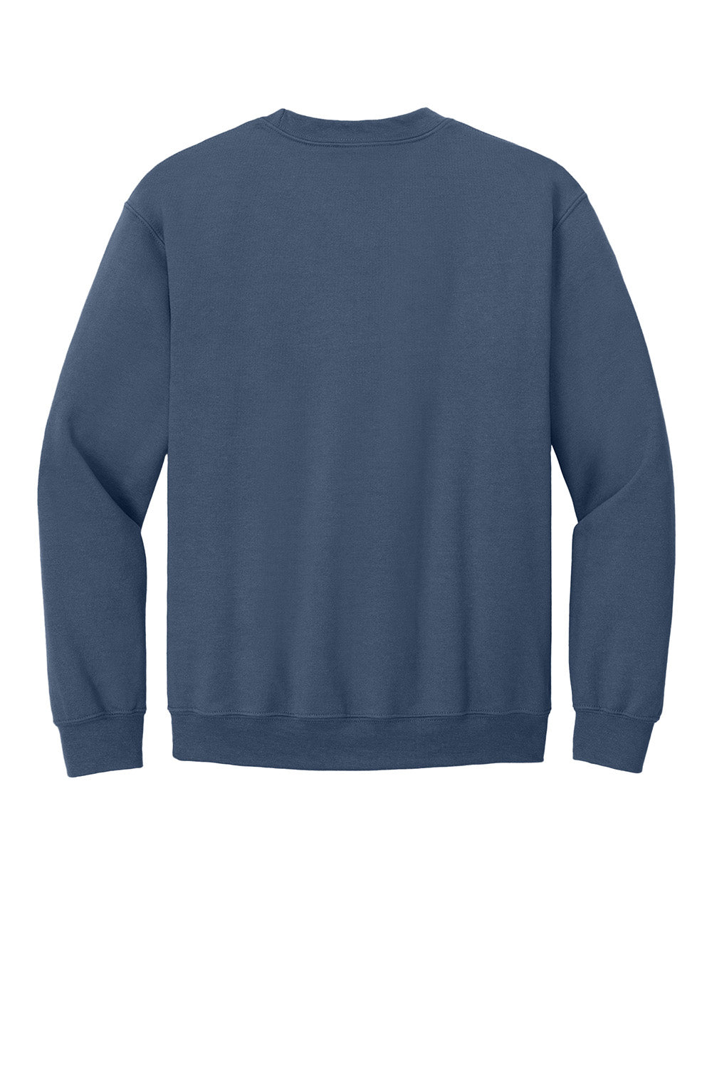 Gildan 18000/G180 Mens Pill Resistant Fleece Crewneck Sweatshirt Indigo Blue Flat Back