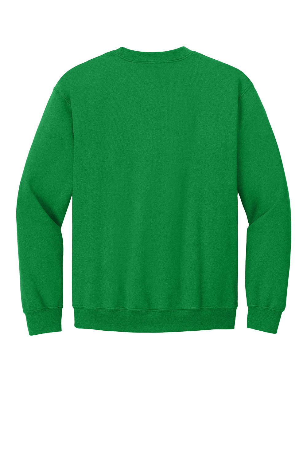 Gildan 18000/G180 Mens Pill Resistant Fleece Crewneck Sweatshirt Irish Green Flat Back