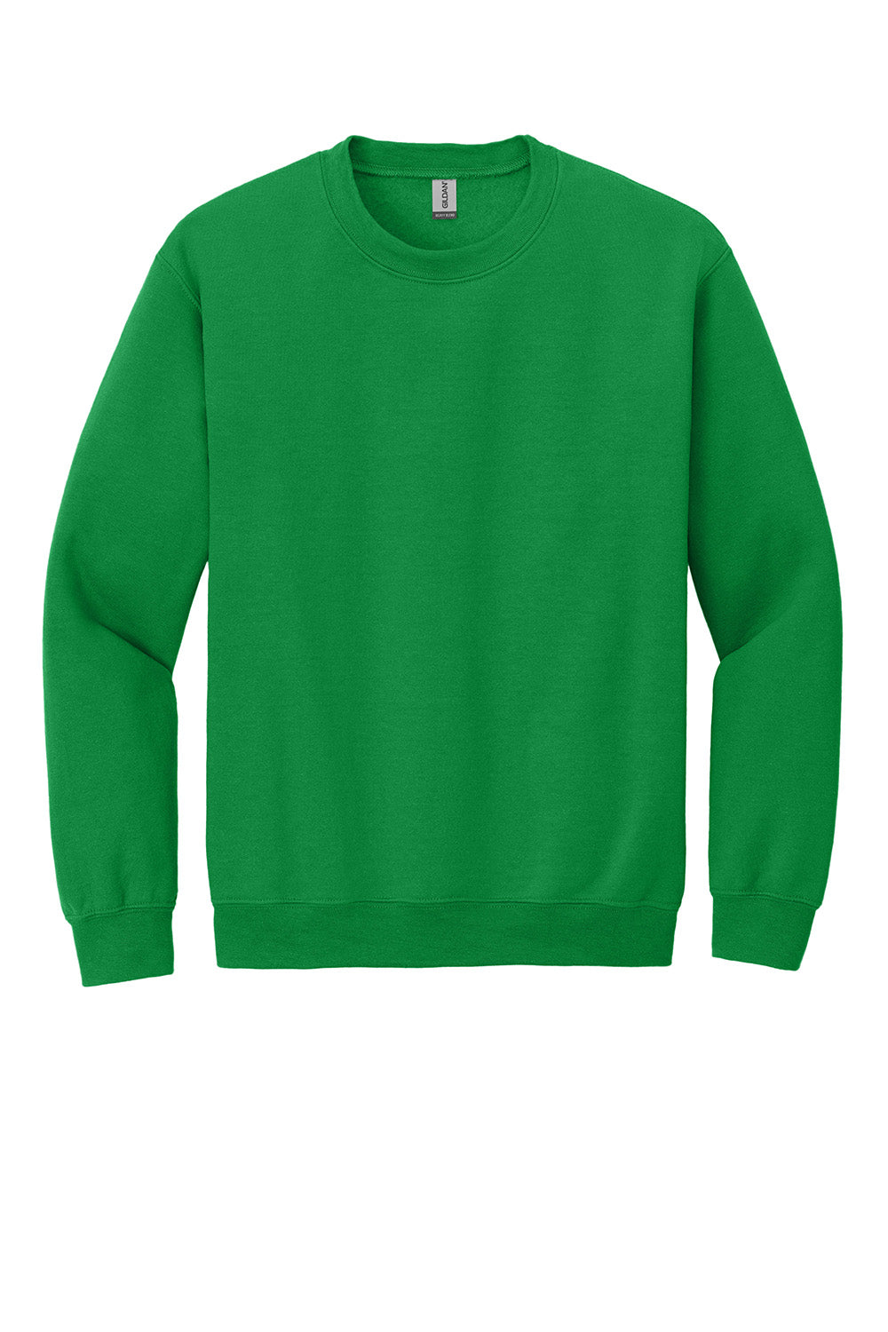 Gildan 18000/G180 Mens Pill Resistant Fleece Crewneck Sweatshirt Irish Green Flat Front