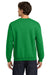 Gildan 18000/G180 Mens Pill Resistant Fleece Crewneck Sweatshirt Irish Green Model Back