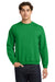 Gildan 18000/G180 Mens Pill Resistant Fleece Crewneck Sweatshirt Irish Green Model Front