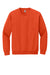 Gildan 18000/G180 Mens Pill Resistant Fleece Crewneck Sweatshirt Orange Flat Front