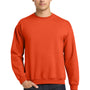 Gildan Mens Pill Resistant Fleece Crewneck Sweatshirt - Orange