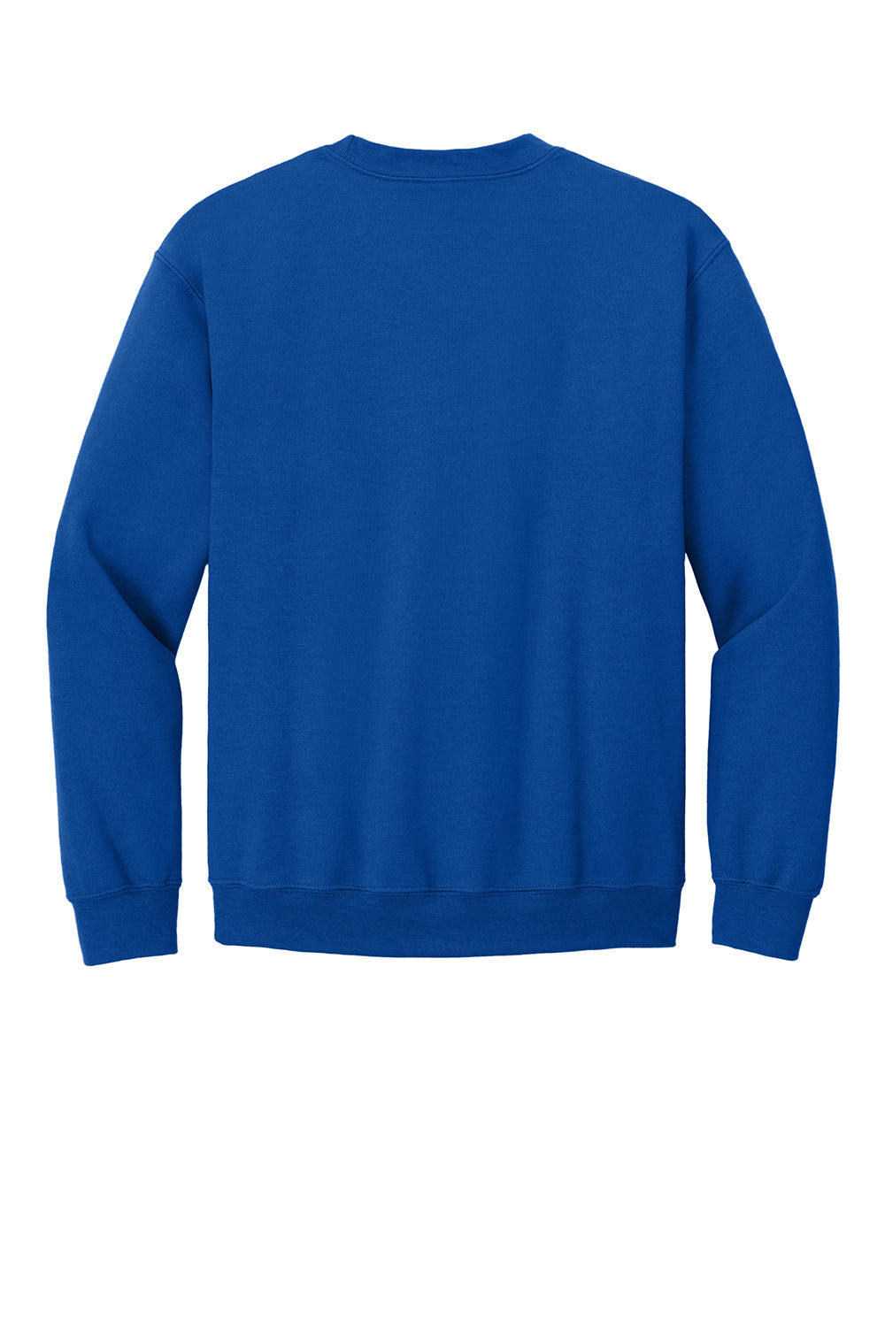 Gildan 18000/G180 Mens Pill Resistant Fleece Crewneck Sweatshirt Royal Blue Flat Back