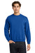 Gildan 18000/G180 Mens Pill Resistant Fleece Crewneck Sweatshirt Royal Blue Model Front