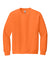 Gildan 18000/G180 Mens Pill Resistant Fleece Crewneck Sweatshirt Safety Orange Flat Front