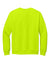 Gildan 18000/G180 Mens Pill Resistant Fleece Crewneck Sweatshirt Safety Green Flat Back