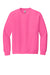 Gildan 18000/G180 Mens Pill Resistant Fleece Crewneck Sweatshirt Safety Pink Flat Front