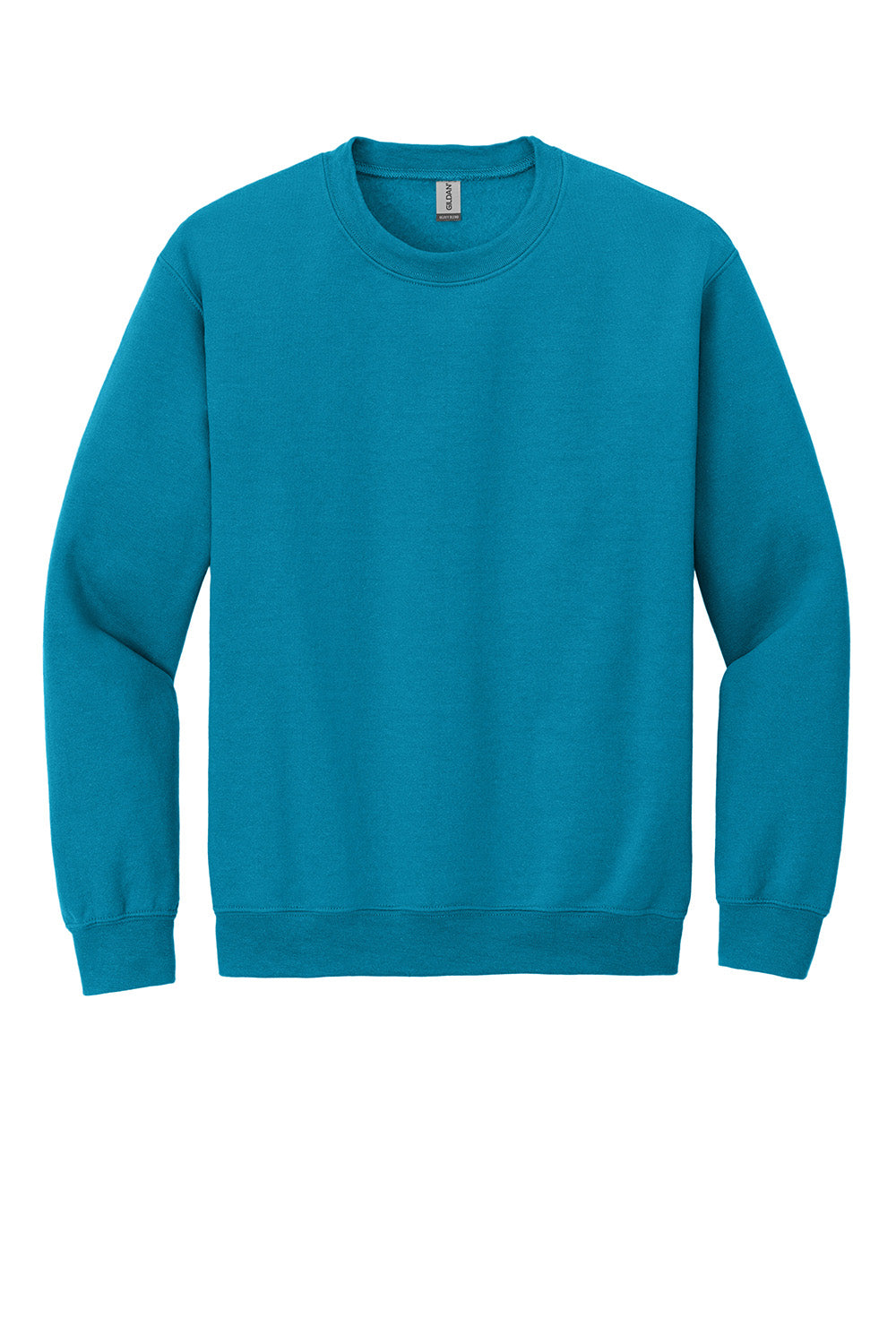 Gildan 18000/G180 Mens Pill Resistant Fleece Crewneck Sweatshirt Sapphire Blue Flat Front