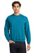 Gildan 18000/G180 Mens Pill Resistant Fleece Crewneck Sweatshirt Sapphire Blue Model Front