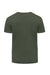 Threadfast Apparel 180A Mens Ultimate Short Sleeve Crewneck T-Shirt Army Green Flat Back