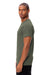 Threadfast Apparel 180A Mens Ultimate Short Sleeve Crewneck T-Shirt Army Green Model Side