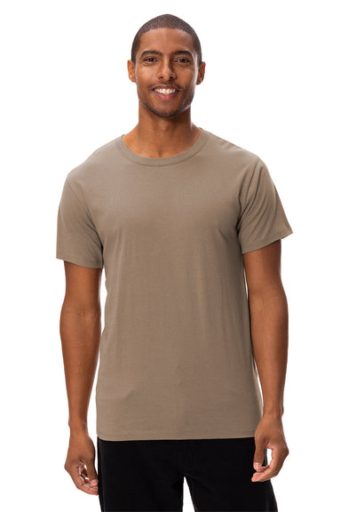 Threadfast Apparel 180A Mens Ultimate Short Sleeve Crewneck T-Shirt Nutmeg Model Front