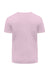 Threadfast Apparel 180A Mens Ultimate Short Sleeve Crewneck T-Shirt Powder Pink Flat Back