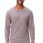 Threadfast Apparel Mens Ultimate Long Sleeve Crewneck T-Shirt - Smoke Grey