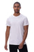 Threadfast Apparel 180NFC Mens Ultimate NFC Short Sleeve Crewneck T-Shirt White Model Front