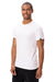 Threadfast Apparel 180NFC Mens Ultimate NFC Short Sleeve Crewneck T-Shirt White Model 3q