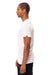 Threadfast Apparel 180NFC Mens Ultimate NFC Short Sleeve Crewneck T-Shirt White Model Side