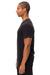 Threadfast Apparel 180NFC Mens Ultimate NFC Short Sleeve Crewneck T-Shirt Black Model Side