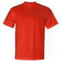 Bayside Mens USA Made Short Sleeve Crewneck T-Shirt - Safety Orange - NEW