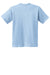 Hanes 5370 Youth EcoSmart Short Sleeve Crewneck T-Shirt Light Blue Flat Back