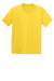 Hanes 5370 Youth EcoSmart Short Sleeve Crewneck T-Shirt Yellow Flat Front