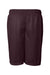 Badger 7207 Mens Pro Mesh Shorts Maroon Flat Back