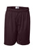 Badger 7207 Mens Pro Mesh Shorts Maroon Flat Front