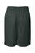 Badger 7209 Mens Pro Mesh Shorts Forest Green Flat Back