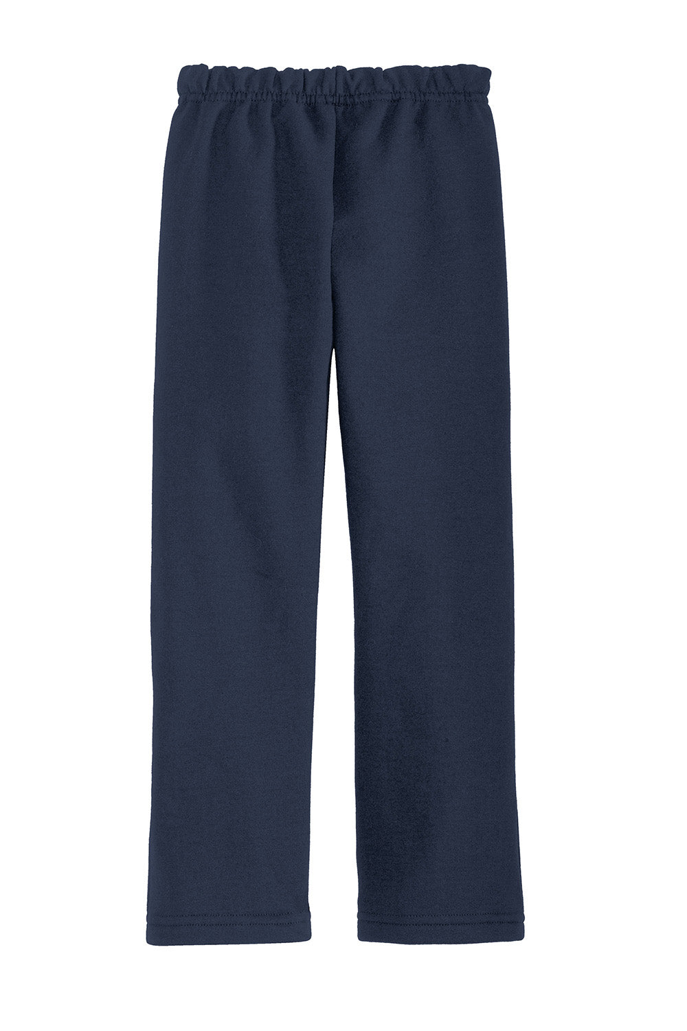 Gildan 18400 Mens Heavy Blend Open Bottom Sweatpants Navy Blue Flat Front