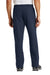 Gildan 18400 Mens Heavy Blend Open Bottom Sweatpants Navy Blue Model Back