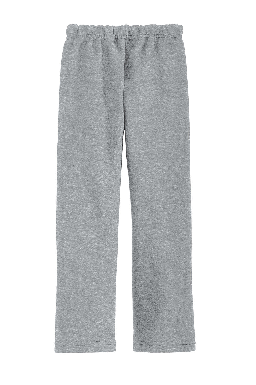 Gildan 18400 Mens Heavy Blend Open Bottom Sweatpants Sport Grey Flat Front