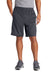 Sport-Tek ST575 Mens Position PosiCharge Shorts w/ Pockets Graphite Grey Model Front