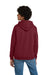 Gildan 18500B/G185B Youth Pill Resistant Hooded Sweatshirt Hoodie w/ Pouch Pocket Cardinal Red Model Back