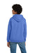 Gildan 18500B/G185B Youth Pill Resistant Hooded Sweatshirt Hoodie w/ Pouch Pocket Carolina Blue Model Back