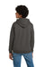 Gildan 18500B/G185B Youth Pill Resistant Hooded Sweatshirt Hoodie w/ Pouch Pocket Charcoal Grey Model Back