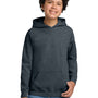 Gildan Youth Pill Resistant Hooded Sweatshirt Hoodie w/ Pouch Pocket - Heather Dark Grey