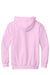 Gildan 18500B/G185B Youth Pill Resistant Hooded Sweatshirt Hoodie w/ Pouch Pocket Light Pink Flat Back