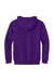 Gildan 18500B/G185B Youth Pill Resistant Hooded Sweatshirt Hoodie w/ Pouch Pocket Purple Flat Back