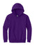 Gildan 18500B/G185B Youth Pill Resistant Hooded Sweatshirt Hoodie w/ Pouch Pocket Purple Flat Front