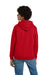 Gildan 18500B/G185B Youth Pill Resistant Hooded Sweatshirt Hoodie w/ Pouch Pocket Red Model Back