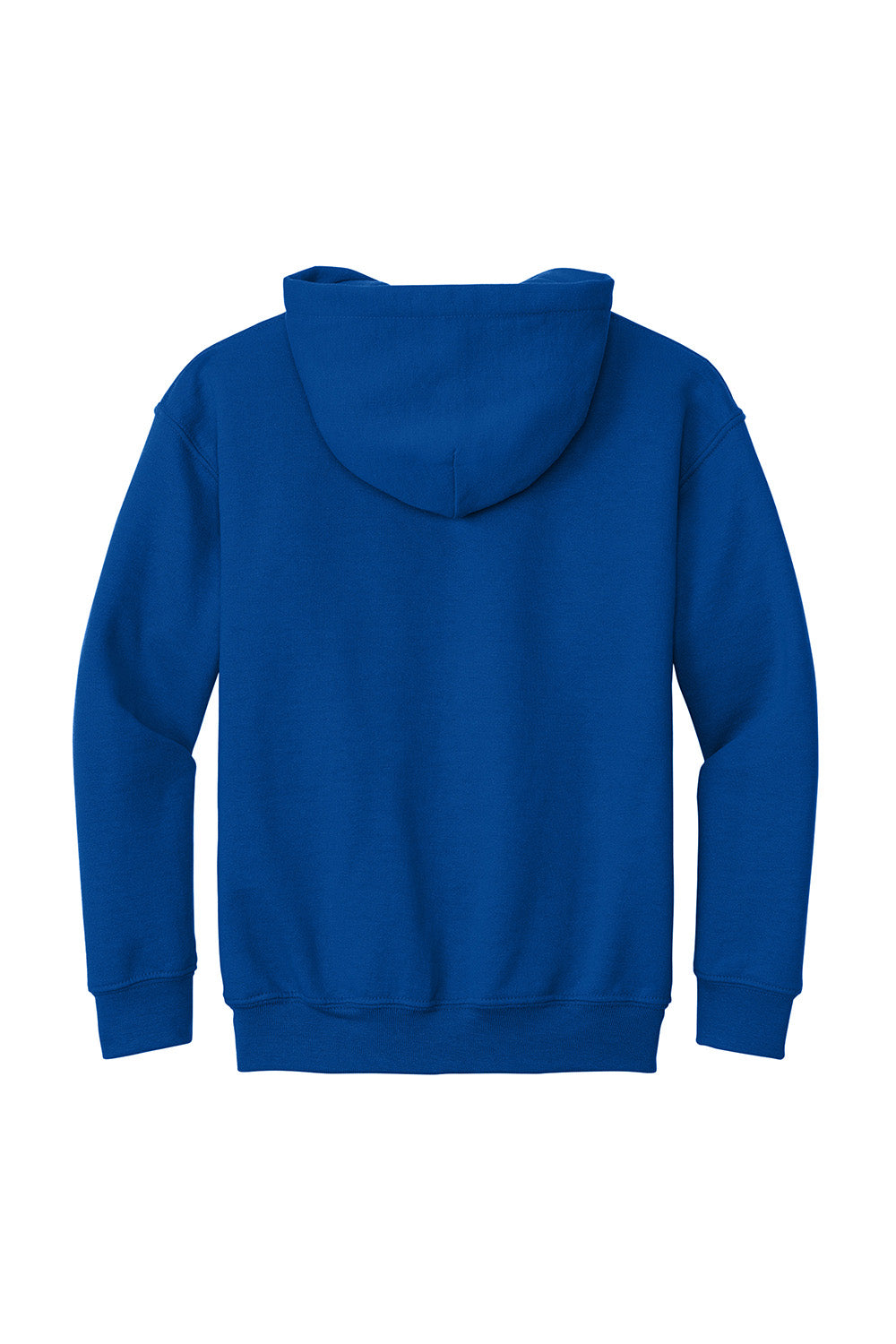 Gildan 18500B/G185B Youth Pill Resistant Hooded Sweatshirt Hoodie w/ Pouch Pocket Royal Blue Flat Back