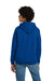 Gildan 18500B/G185B Youth Pill Resistant Hooded Sweatshirt Hoodie w/ Pouch Pocket Royal Blue Model Back